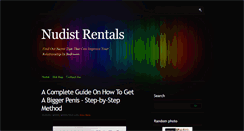 Desktop Screenshot of nudist-rentals.com